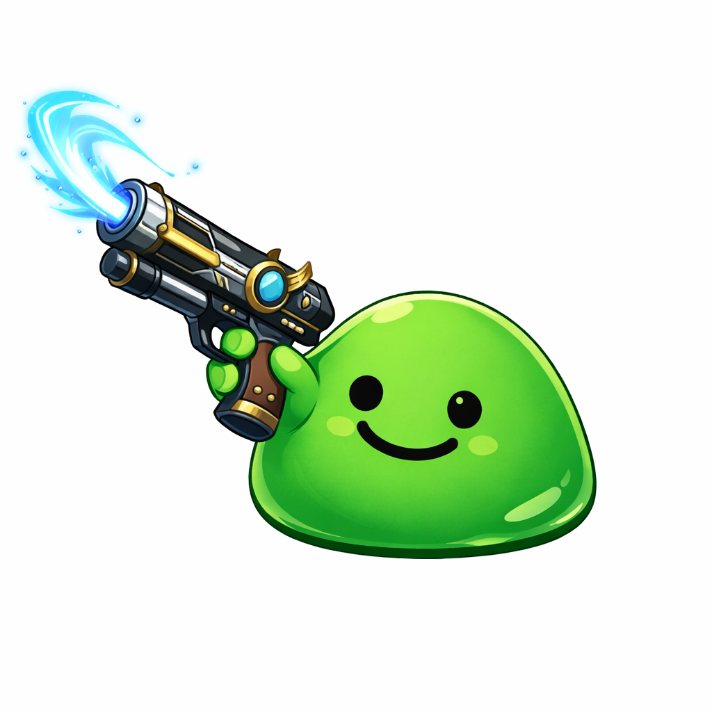 スライムくんといっしょ ロゴ